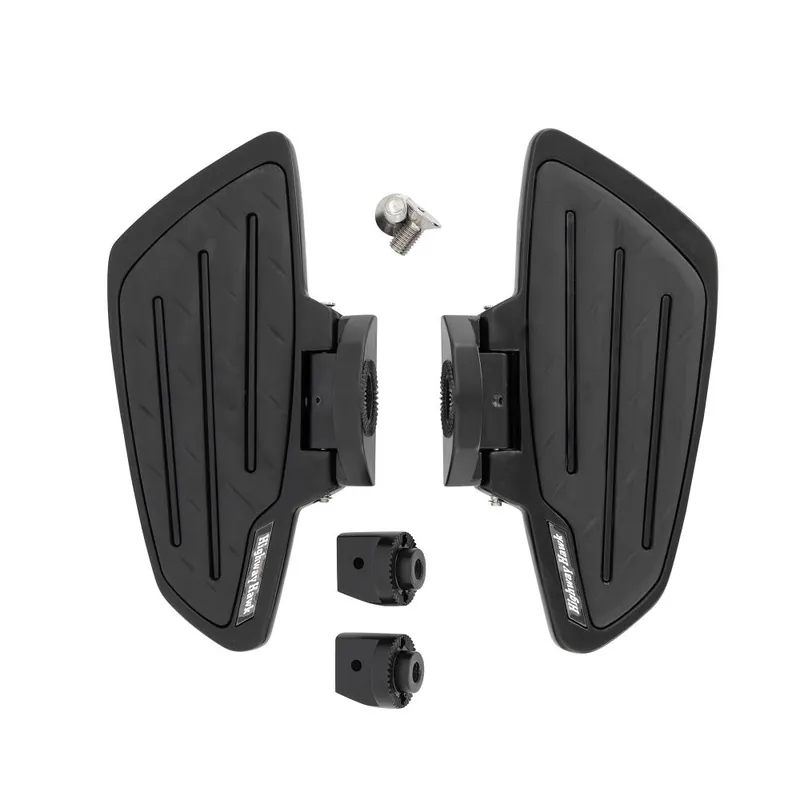 Highway Hawk Trittbretter Sozius "New Tech Glide" schwarz Suzuki VL 800 Volusia - C 1800 Intruder mit ABE Beliebt