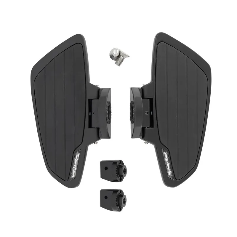 Highway Hawk Trittbretter Sozius "Smooth" schwarz Honda VT 750 Shadow - Spirit - Suzuki M 800 - C 800 - M 1500 - Yamaha XVS 125 - XV 535 - XV 1600 mit ABE Preisknaller