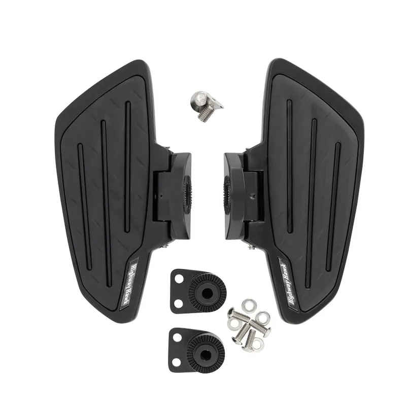 Neue Ware Highway Hawk Trittbretter Sozius "New Tech Glide" schwarz Yamaha XVS 950 A Midnight Star - XVS 1300 A Midnight Star mit ABE