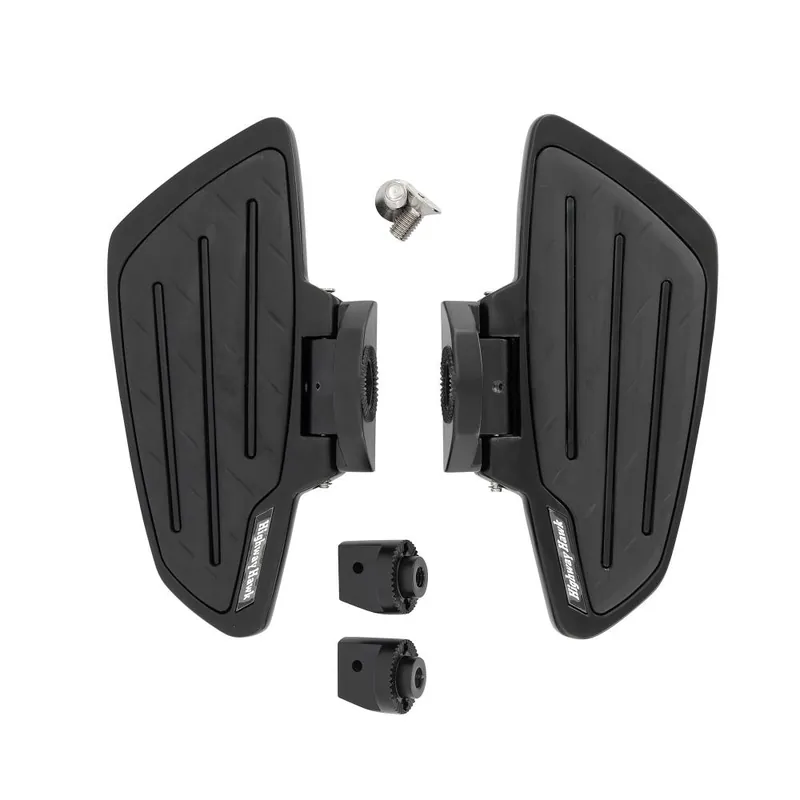 Highway Hawk Trittbretter Sozius "New Tech Glide" schwarz Honda VT 750 Shadow - Spirit - Suzuki M 800 - C 800 - M 1500 - Yamaha XVS 125 - XV 535 - XV 1600 mit ABE Schneller Versand