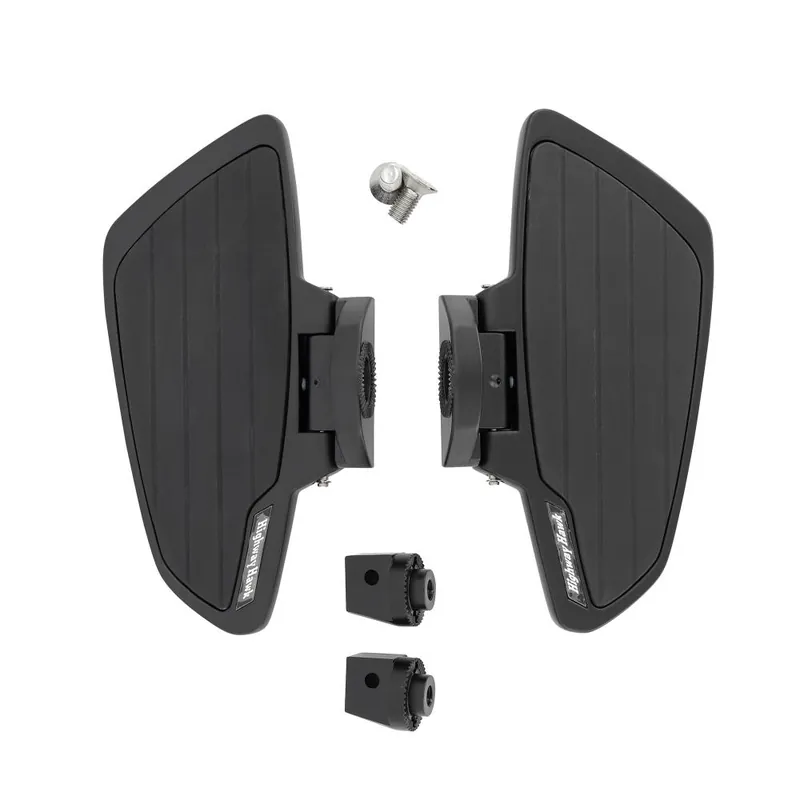 Top-Preis Highway Hawk Trittbretter Sozius "Smooth" schwarz Honda VT 750 ACE C2 mit ABE