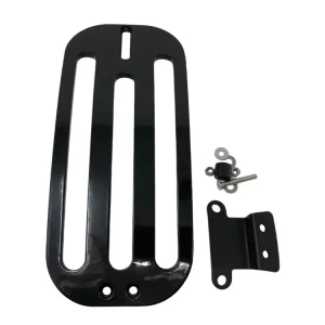 Highway Hawk Gepäckträger Solo rack "Billet" in schwarz glänzend - komplett mit Halterung für Triumph THUNDERBIRD 1600A '09 - '14 Neue Kollektion