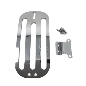 Highway Hawk Gepäckträger Solo rack "Billet" in Chrom - komplett mit Halterung für Triumph THUNDERBIRD 1600A '09 - '14 Preisreduziert