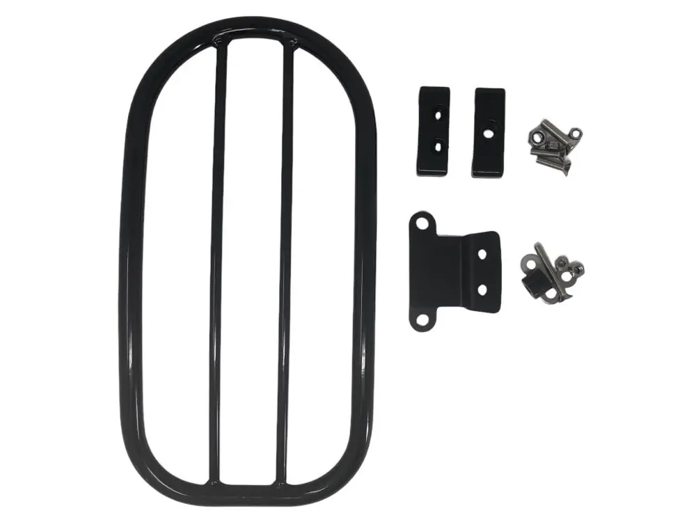 Highway Hawk Gepäckträger Solo rack "Tubular" in schwarz glänzend - komplett mit Halterung für Triumph THUNDERBIRD 1600A '09 - '14 Direktkauf