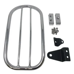 Preisknaller Highway Hawk Gepäckträger Solo rack "Tubular" in Chrom - komplett mit Halterung für Kawasaki Vulcan S '14 > up