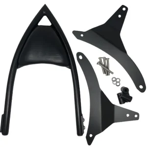 Billig Highway Hawk Sissy Bar "Arch" für Indian CHIEF Classic '14 > up,CHIEF Dark Horse '15 > up - Höhe vom Fender ca. 400 mm hoch in schwarz - komplett mit Halterung