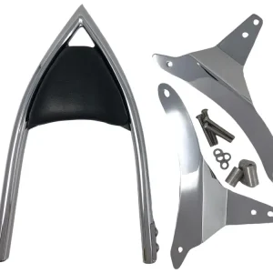 Highway Hawk Sissy Bar "Arch" für Indian CHIEF Classic '14 > up,CHIEF Dark Horse '15 > up - Höhe vom Fender ca. 400 mm hoch in chrom - komplett mit Halterung Geprüft