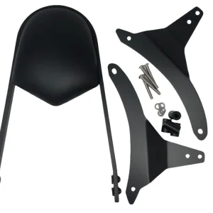 Direkt Vom Hersteller Highway Hawk Sissy Bar "Wide" für Indian CHIEF Classic '14 > up,CHIEF Dark Horse '15 > up - Höhe vom Fender ca. 400 mm hoch in schwarz - komplett mit Halterung