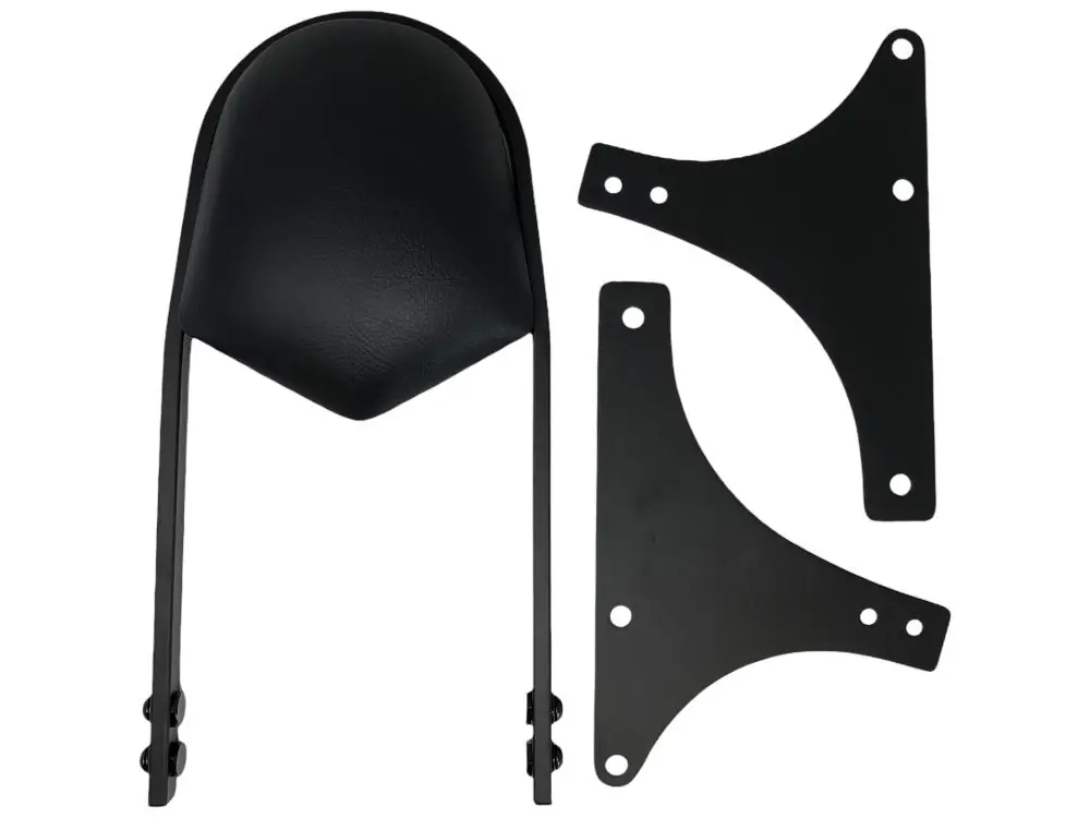 Highway Hawk Sissy Bar "Wide" für Harley Davidson FLSTC/ FLSTN '07 - '14/ 15 -'17 Höhe vom Fender ca. 400 mm hoch in schwarz - komplett mit Halterung Mega-Angebot