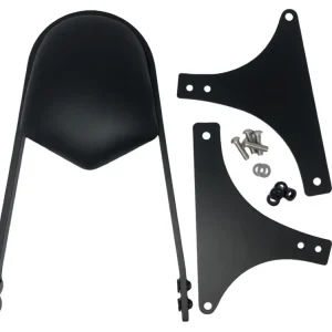 Wochenendangebot Highway Hawk Sissy Bar "Wide" für Harley Davidson FLSTF - FLSTF - FLSTSB - FXST/I - FXSTB - FXSTC - FXSTS/I - Höhe vom Fender ca. 400 mm hoch in schwarz - komplett mit Halterung