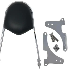 Highway Hawk Sissy Bar "Wide" für Harley-Davidson XL 883/1200 Sportster '14 > up  Höhe vom Fender ca. 400 mm hoch in chrom - komplett mit Halterung Letzte Chance