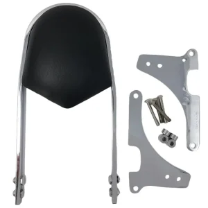 Begrenztes Angebot Highway Hawk Sissy Bar "Wide" für Harley-Davidson XL 883/1200 Sportster Höhe vom Fender ca. 400 mm hoch in chrom - komplett mit Halterung