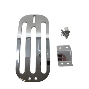 Highway Hawk Gepäckträger Solo Rack "Billet" Chrom - Komplett mit Halterungen für Suzuki VL800 Volusia/ C800 Garantierte Lieferung