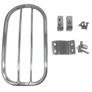 Schneller Versand Highway Hawk Gepäckträger Solo Rack "Tubular" Chrom - Komplett mit Halterungen für Suzuki VL800 Volusia/ C800