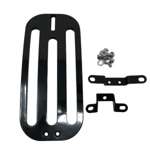 Highway Hawk Gepäckträger Solo Rack "Billet" in schwarz glänzend - komplett mit Halterung für Yamaha Midnight star XV1900A/ XVS1300A/ XVS950A Neue Ware