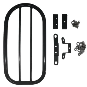 Ausverkauf Highway Hawk Gepäckträger Solo Rack "Tubular" in schwarz glänzend - komplett mit Halterung für Yamaha Midnight star XV1900A/ XVS1300A/ XVS950A