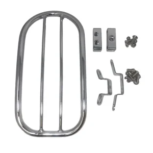 Bestseller Highway Hawk Gepäckträger Solo Rack "Tubular" in Chrom - komplett mit Halterung für Yamaha Midnight star XV1900A/ XVS1300A/ XVS950A