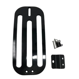 Echt Highway Hawk Gepäckträger Solo Rack "Billet" in schwarz glänzend - komplett mit Halterung für Honda VT 750 ACE C2 / RC44