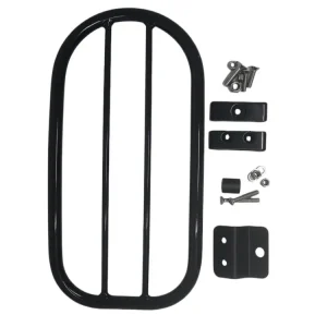 Must-Have Highway Hawk Gepäckträger Solo Rack "Tubular" in schwarz glänzend - komplett mit Halterung für Honda VT 750 ACE C2 / RC44