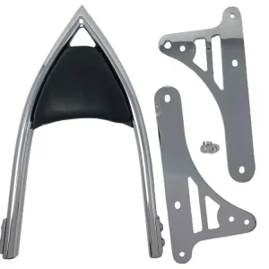 Top-Preis Highway Hawk Sissy Bar "Arch" für Kawasaki VN 1500 Classic - Höhe vom Fender ca. 400 mm hoch in chrom - komplett mit Halterung