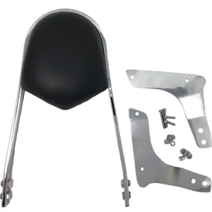 Jetzt Kaufen Highway Hawk Sissy Bar "Wide" für Kawasaki VN 1500/ VN 1600 Mean Streak - Suzuki VZ 1600 Marauder- Höhe vom Fender ca. 400 mm hoch in chrom - komplett mit Halterung