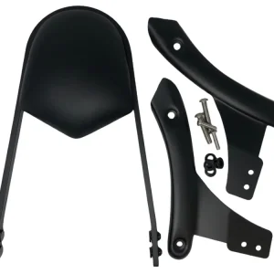 Highway Hawk Sissy Bar "Wide" für Kawasaki Vulcan S- Höhe vom Fender ca. 400 mm hoch in schwarz - komplett mit Halterung Preisknaller