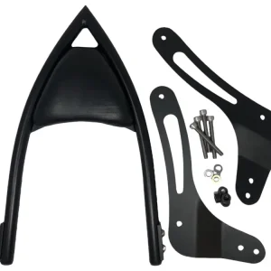 Neu Im Sortiment Highway Hawk Sissy Bar "Arch" für Suzuki M 800 Intruder bis 2009  - Höhe vom Fender ca. 400 mm hoch in schwarz - komplett mit Halterung