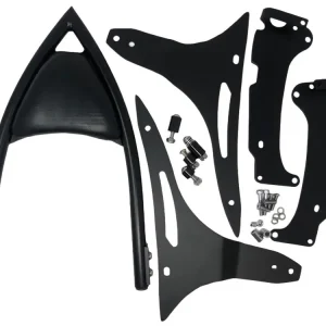 Kracherpreis Highway Hawk Sissy Bar "Arch" für Honda VT 1300 CX Fury / SC61 - Höhe vom Fender ca. 400 mm hoch in schwarz - komplett mit Halterung