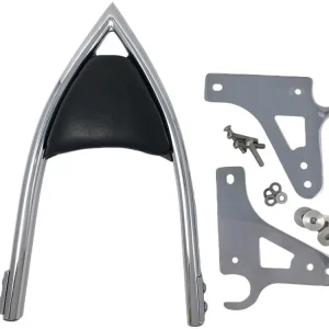 Solange Der Vorrat Reicht Highway Hawk Sissy Bar "Arch" für Honda VT 1100 ACE C2 / SC32 - Höhe vom Fender ca. 400 mm hoch in chrom - komplett mit Halterung