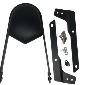 Highway Hawk Sissy Bar "Wide" für Honda VT750C2B Black Spirit/ Phantom '10 > up- Höhe vom Fender ca. 400 mm hoch in schwarz - komplett mit Halterung Top-Seller