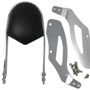 Highway Hawk Sissy Bar "Wide" für Honda VT 750 Black Widow - Höhe vom Fender ca. 400 mm hoch in chrom - komplett mit Halterung Nur Für Kurze Zeit