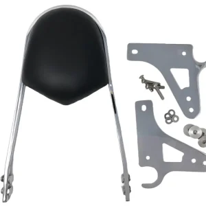 Highway Hawk Sissy Bar "Wide" für Honda VT 1100 ACE C2  - Höhe vom Fender ca. 400 mm hoch in chrom - komplett mit Halterung Letzte Chance