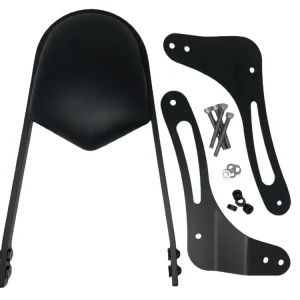 Nur Heute Highway Hawk Sissy Bar "Wide" für Suzuki VL 800 Volusia - C 800 Intruder - M 800 Intruder bis 2009  - Höhe vom Fender ca. 400 mm hoch in schwarz - komplett mit Halterung