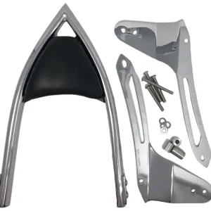 Highlight Highway Hawk Sissy Bar "Arch" für Yamaha XVS 950 A Midnight Star - Höhe vom Fender ca. 400 mm hoch in chrom - komplett mit Halterung