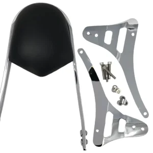 Highway Hawk Sissy Bar "Wide" für Yamaha XVS 1100 Drag Star Classic - Höhe vom Fender ca. 400 mm hoch in chrom - komplett mit Halterung Angebot