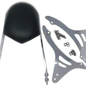 Highway Hawk Sissy Bar "Wide" für Yamaha XV 1600 Wild Star - Höhe vom Fender ca. 400 mm hoch in chrom - komplett mit Halterung Nur Für Kurze Zeit