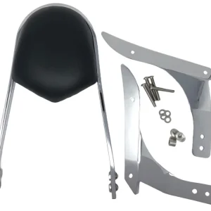 Preiswert Highway Hawk Sissy Bar "Wide" für Yamaha XVS 1300 Custom- Höhe vom Fender ca. 400 mm hoch in chrom - komplett mit Halterung