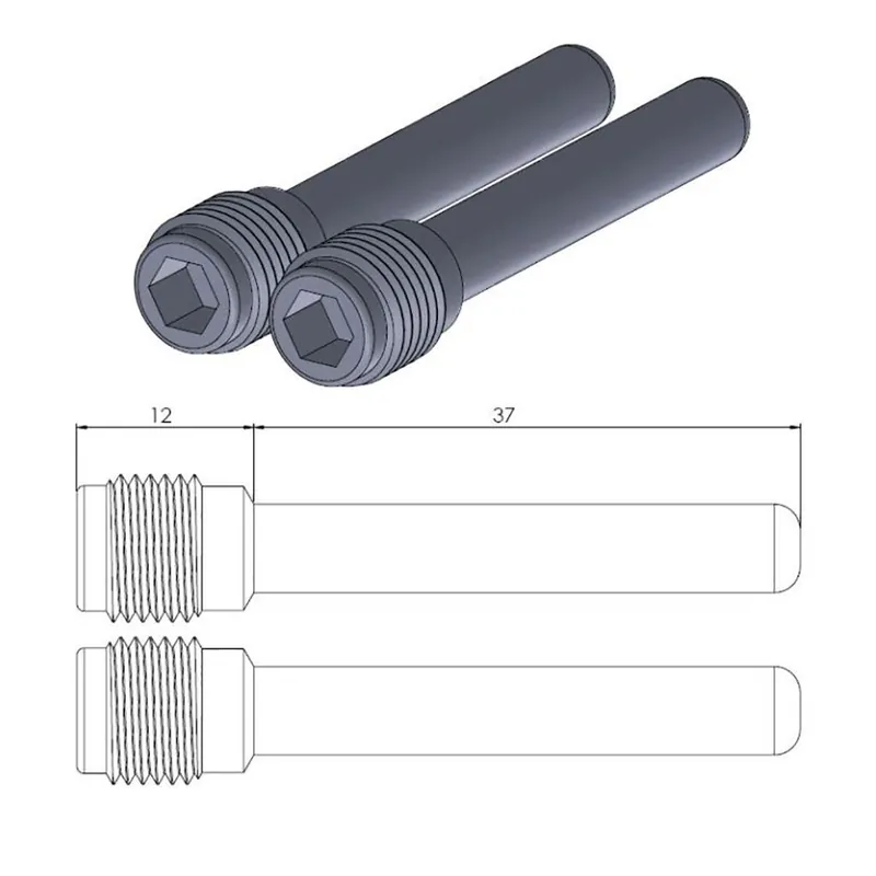 Solange Der Vorrat Reicht Moto-Master Bremsbelag Gleitstift 213040