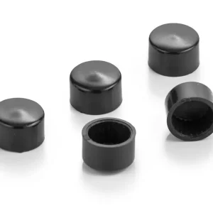 Kostenfreie Lieferung Highway Hawk Abdeckkappen schwarz für Sechskantschrauben M8 Schlüsselweite 12 DIN 933 - 5 Stück