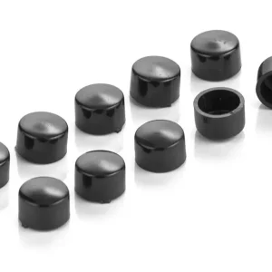 Highway Hawk Abdeckkappen schwarz für Inbusschraubenkopf M6 DIN 912 - 10 Stück Sale