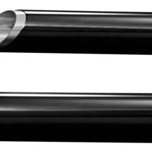 Highway Hawk Auspuffanlage slip-on system "slash cut" schwarz für Harley Davidson  - Sportster Jetzt Kaufen