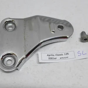 Aprilia Classic 125 MF Fußrastenaufnahme Halteplatte Halterung Fußraste Sozius links Bestpreis