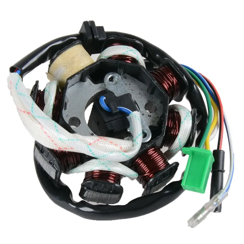 ScooterLibre Zündankerplatte f. China 125 ccm 4-Takt GY6 125/150 ccm mit 8 Spulen 915040 Neu