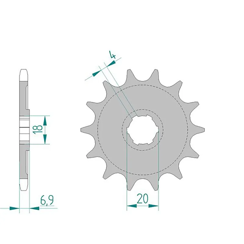 Sale AFAM Ritzel #520 13 Zähne 20204-13