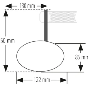 Sonderangebot HIGHSIDER pro Lenkerendenspiegel Ferrara 2 Schwarz Kurz (1Stck.)