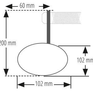 HIGHSIDER pro Lenkerendenspiegel Montana-RIM Schwarz Mit LED Blinker (1Stck.) Preisreduziert