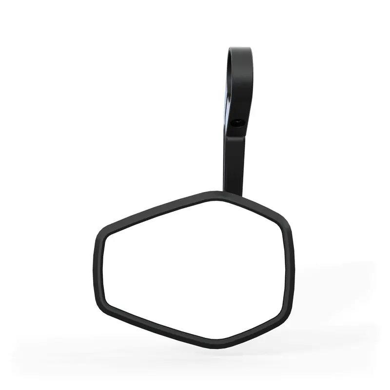 HIGHSIDER pro Lenkerendenspiegel Esagano-RS Schwarz/Silber Lang (1Stck.) Sonderaktion