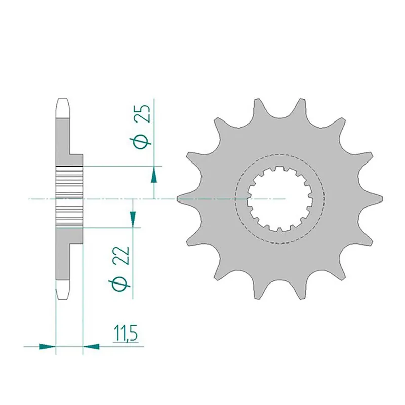 AFAM Ritzel #520 13 Zähne 73303-13 Markenprodukt