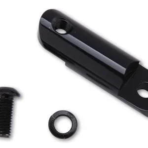 HIGHSIDER 16-L / 16-L-BLAST Spiegelverlängerung, der Spiegel wird um 37 mm verlängert, Paar. Erhältlich in Schwarz glänzend oder mit fein perlgestrahlter Oberfläche seidenmatt. Knallerangebot