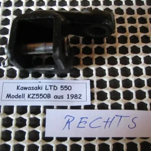 Nur Für Kurze Zeit Kawasaki LTD 550 KZ550B Fußraste Fahrer rechts Aufnahme